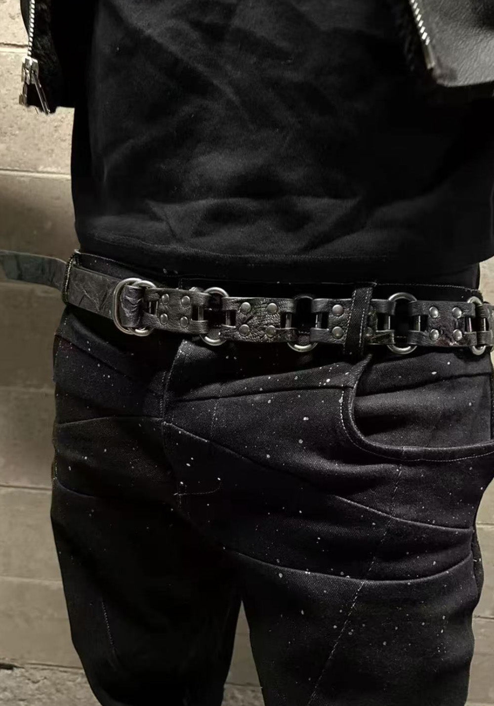 Disark│Crinkled Textured Sheepskin Belt - PSYLOS 1, Disark│Crinkled Textured Sheepskin Belt, Belt, Disark, PSYLOS 1